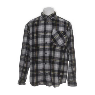 Flanellskjorta (Grå, Svart, Gul) från FSBN Akryl, Bomull, Polyester
