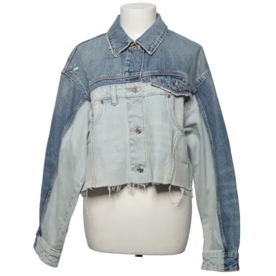 Jeansjacka (Blå, Flerfärgad) från Zara Bomull