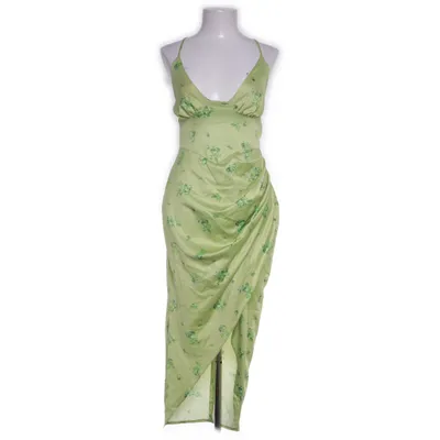 Halternek jurk (Groen, Geel) van ASOS Luxe Polyester