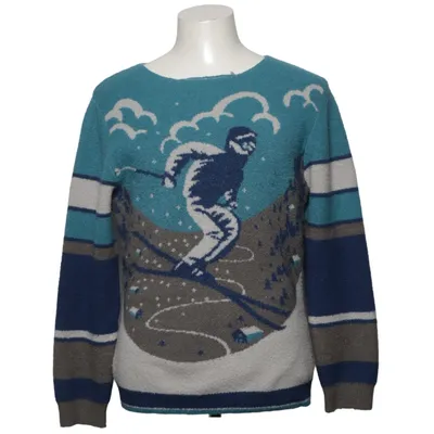 Christmas sweater (Blue, Gray, Multicolored) from Topman Acrylic, Elastane, Nylon