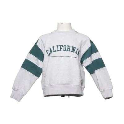 Sweatshirt (Grå, Grøn) fra Zara Bomuld, Elastan