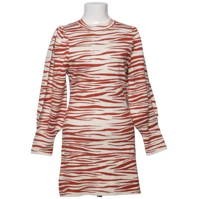 Kjole (Beige, Rød) fra La Maille Sézane Polyester, Viscose
