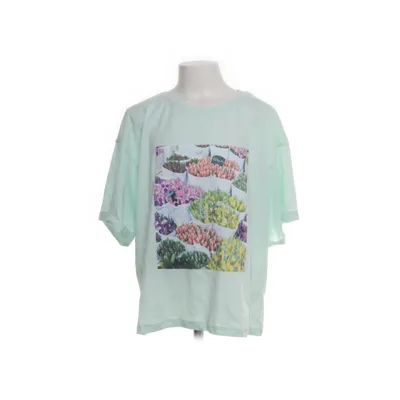 Top (Turquoise, Multicolored) from Zara Cotton