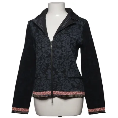 Cardigan (Blue, Black, Multicolored) from Eva & Claudi Acetate, Metallic fiber, Polyamide, Polyester, Wool