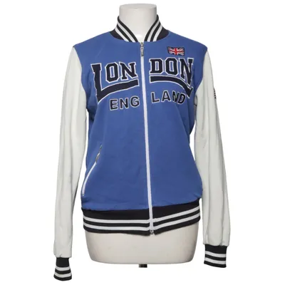 Varsity jacket (Blue, White, Black) from G-Crown Cotton, Polyester
