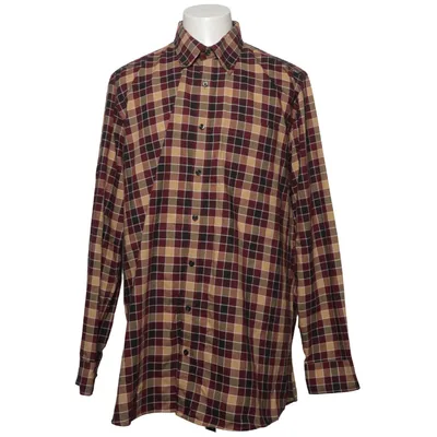 Businesshemd (Rot, Beige, Schwarz) von Park Lane Baumwolle, Polyester