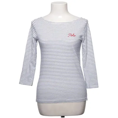 Långärmad t-shirt (Vit, Blå) från Polo Ralph Lauren Bomull