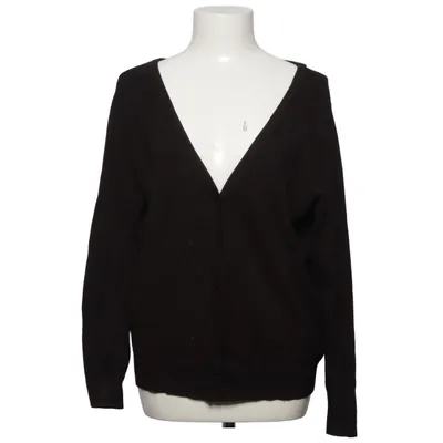 Cardigan (Noir) de H&M Basic Viscose, Polyamide
