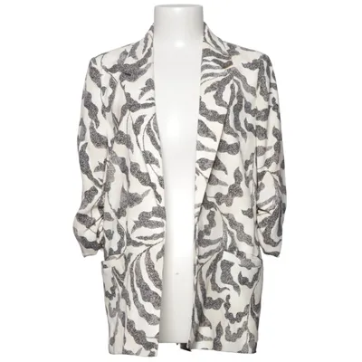 Blazer (White, Black) from Soaked Recycled polyester