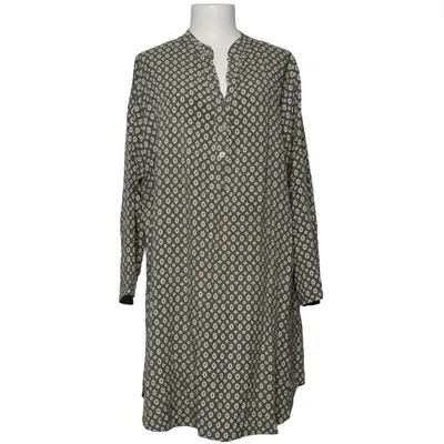 Kleid (Grün, Weiß) von Marta du Chateau Baumwolle, Elasthan