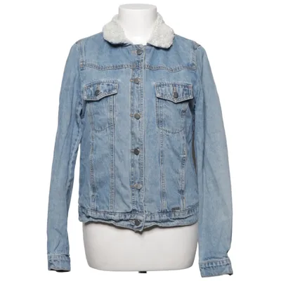 Gevoerde spijkerjas (Blauw, Wit) van Eddie Bauer Polyester
