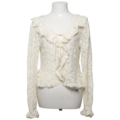 Blouse (White) from Gina Tricot Cotton, Elastane, Polyamide