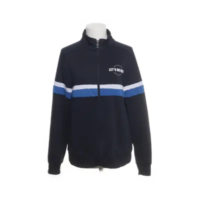 Sports jacket (Blue, White) from Blue Elastane, Polyester