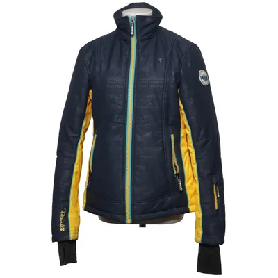 Ski-jas (Blauw, Geel) van Rehall Polyester