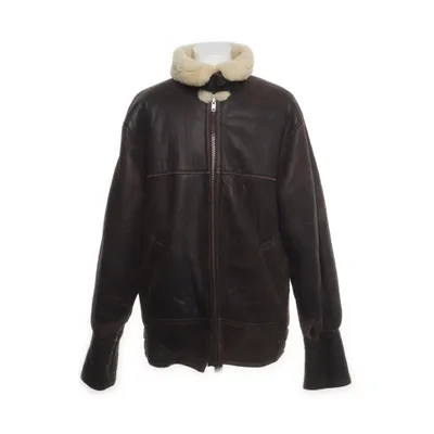 Shearling jas (Bruin, Beige) van Melchinger