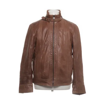 Läderjacka (Brun) från Matinique Skinn, Polyester