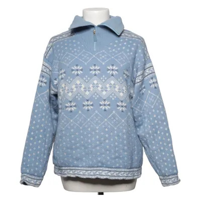 Fleece trui (Blauw, Wit) van Crane Merinowol, Polyester