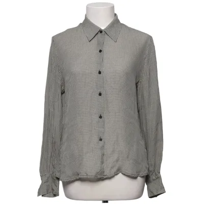 Bluse (Sort, Hvid) fra Ann Taylor Silke