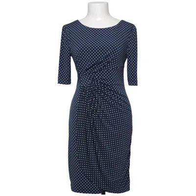 Maxi dress (Blue, White) from Dressbarn Elastane, Polyester