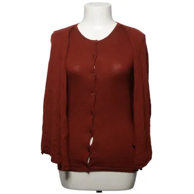 Cardigan (Red) from Stenströms Merino wool