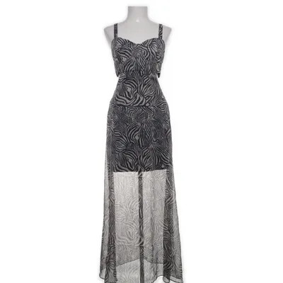 Långklänning (Svart, Vit) från Estradeur Polyester