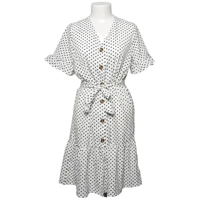 Dress (White, Black) from Yidarton