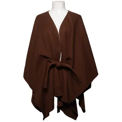 Poncho (Bruin) van Moda Italia Elastaan, Polyester, Wol