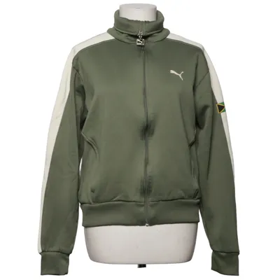 Sports jacket (Green, Beige) from Puma Cotton