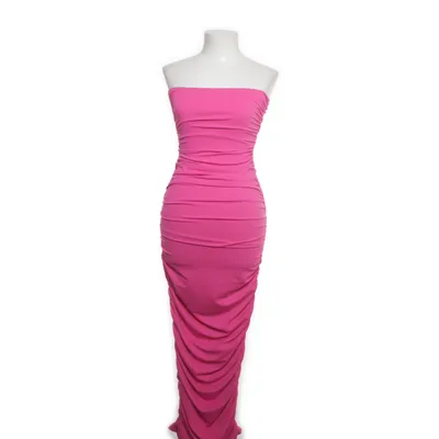 Kjole (Pink) fra Shein Elastan, Polyester
