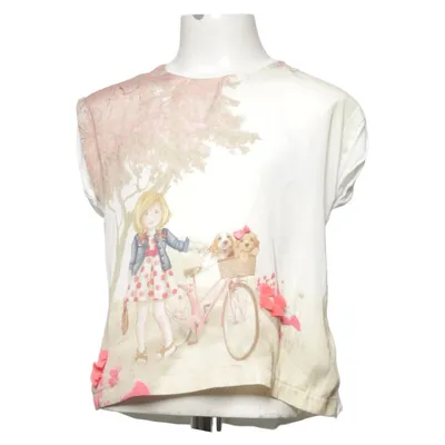 T-shirt (Vit, Rosa, Flerfärgad) från Mayoral Bomull, Modal