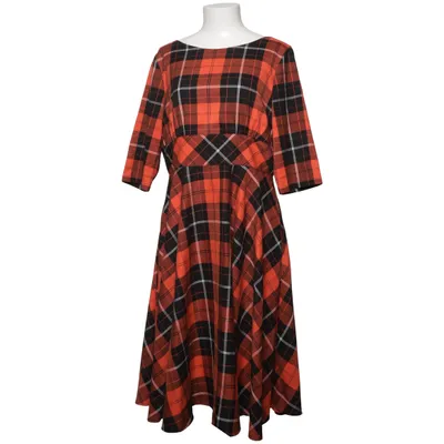 Dress (Red, Multicolored) from Hell Bunny Elastane, Polyester, Viscose