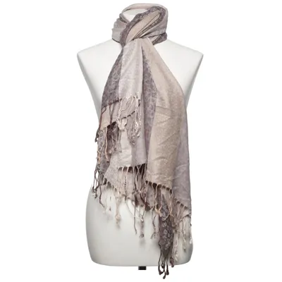 Sjaal (Grijs, Beige) van 4 You Acryl, Viscose