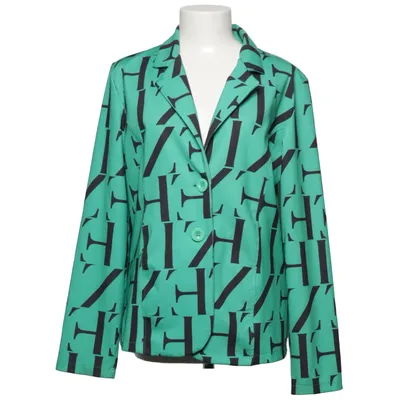 Blazer (Groen, Zwart) van Angelle Milan Elastaan, Polyester, Viscose