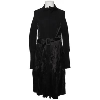 Manteau (Noir) de Marc Aurel Coton, Fibre métallique, Polyamide
