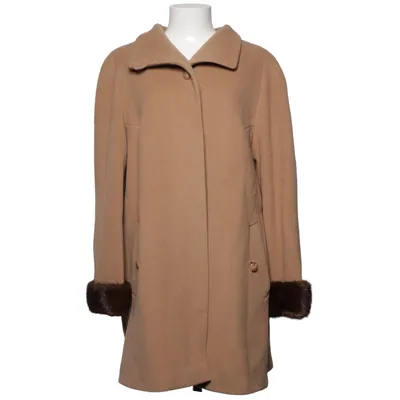 Manteau (Beige, Marron) de Marcona Acétate, Viscose