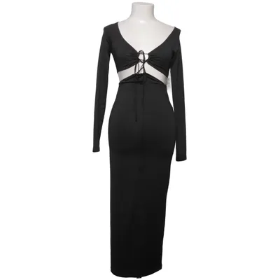 Maxi jurk (Zwart) van Solado Elastaan, Polyester