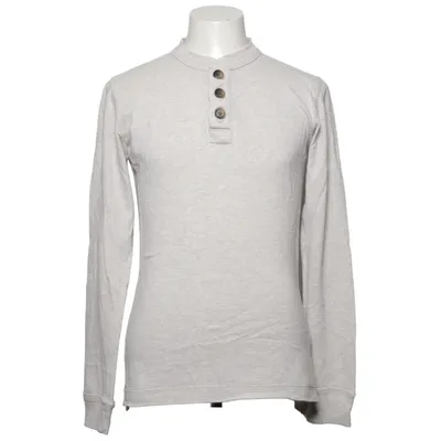 Henley shirt (Grijs) van Dressmann Katoen, Polyester