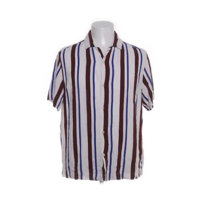 Short sleeve shirt (Brown, Multicolored) from H&M Viscose