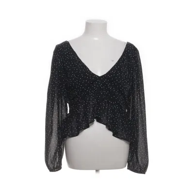 Crop top (Svart, Vit) från H&M Polyester