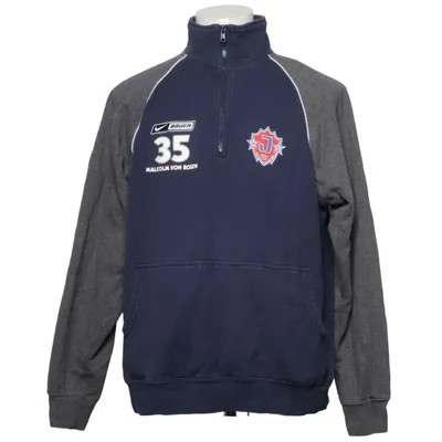 Sweatshirt (Bleu, Gris) de Nike Bauer Coton, Polyester