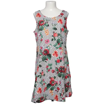 Dress (White, Multicolored) from Smashed Lemon Cotton, Elastane