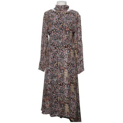 Dress (Blue, Multicolored) from H&M Conscious Collection Silk, Polyester