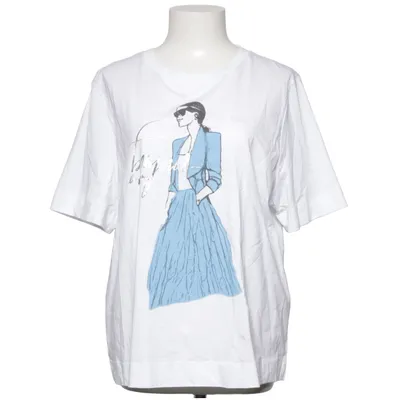 T-shirt (Hvid, Blå) fra Rich & Royal Bomuld