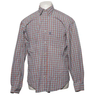 Button down shirt (Blue, Multicolored) from Conquest Cotton