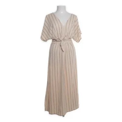 Dress (Brown, White) from Each x Other Elastane, Polyester