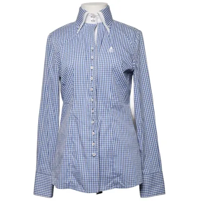 Shirt (Blue, White) from Fior Da Liso Cotton, Polyester