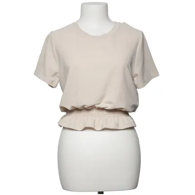 Peplum Top (Beige) von Gina Tricot Elasthan, Polyester