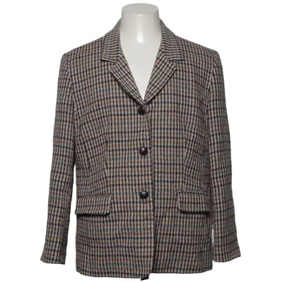 Blazer (Brun, Blå, Hvid) fra Mark One Akryl, Polyamid, Polyester, Uld