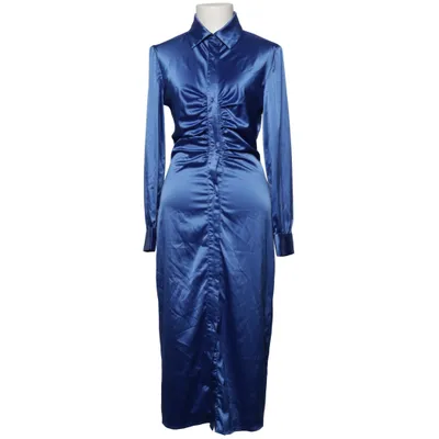 Skjortekjole (Blå) fra Glamaker Elastan, Polyester