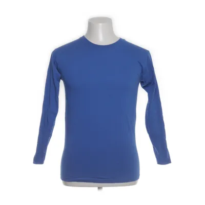 Langærmet t-shirt (Blå) fra Fruit of the Loom Bomuld